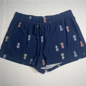 Sonoma Goods For Life Navy Pineapple Sleepwear Bottoms (Large)